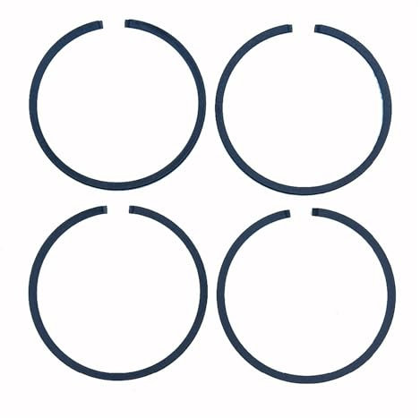 AOIUU Lote de 4 Anillos de pistón de 44,7 mm x 1,5 mm for Motosierra S-t-i-H-L 026 Pro MS-260 MS260 MS261 MS271C MS291 1121 034 3002 y Otros Cilindros.