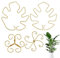 Plant Support, Monstera Stake, 7.09x18101.58x3.94 Inches Garden Decor, Reusable Metal Frame Set, Decorative Minimalist Design, for Landscaping Arrangements, Bonsai Display Use