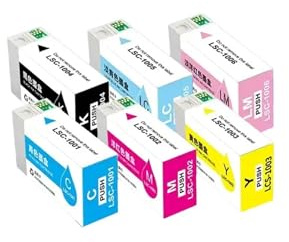 HEZHAOWH LSC-1001 1006 CD Druck und Brennen Maschine Tinte Patrone Geeignet for LA-XUM KW100BN 50BN Drucker(LSC-1002(M))