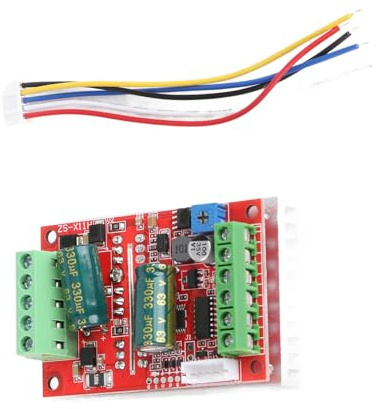 lyrlody Bürstenloser Elektromotorregler, 400W BLDC Gleichstrom dreiphasig bürstenlos mit Hall-Regler, Vorwärts und Rückwärts, für 6–60V Drehstrommotoren
