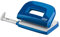 Novus E 210 Locher (10 Blatt Lochleistung, mit Anschlagschiene, für Haushalt und Heimbüro) blau glänzend