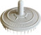Massagebürste Massageboy Haarbürste Bürste 8 cm Durchmesser Made in Germany, Farbe:weiss
