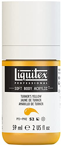 Liquitex Acrylic Paint, Turners Yellow, 59 ml (Pack of 1)