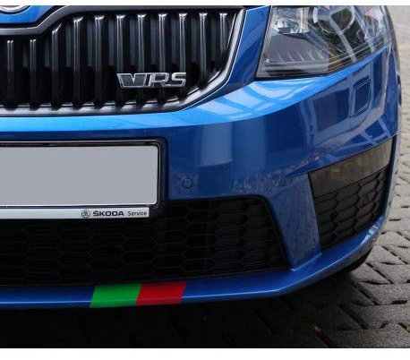 Decus Streifen breit - für alle Skoda Modelle Aufkleber Skoda Sport RS Octavia Suberb Fabia Jeti 2 3 Sticker // Sticker OEM JDM Style Aufkleber