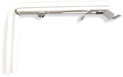 10 Stück Lamellenvorhang Wandwinkel Länge 100-150 mm Vertikaljalousie Wandträger Winkel Metall für Wandmontage - UNIVERSAL