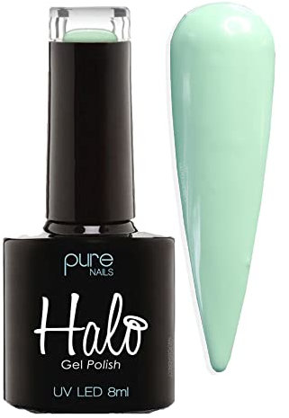 Halo Gel Polish 8ml - Wild Fern. UV/LED Gel Nail Polish, Long Lasting & Easy To Apply. Soak Off Gel Polish, Nail Art Colours For Manicure & Pedicure. Gel Polish For Professional & Home Use.