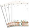 25 Briefbogen DIN A4 - Naturpapier in Creme mit Blumengarten - 120 g/m² - 21,0 x 29,7 cm Briefpapier bedruckbar zum selbst Beschreiben ideal für Einladungen zu Hochzeit und Geburtstag
