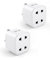 LENCENT Shaver Plug Adaptor, UK 2 Pin to 3 Pin 13A Fuse Adapter Plug Socket, Electric Shaver Razor Adaptor Toothbrush Plug for Epilators Bathroom- White, 2 Packs