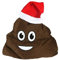 MIMIKRY Lustiger Emoji Emoticon Scheisshaufen Hut mit Weihnachtsmütze Scherzartikel Kothaufen Mütze Haufen