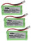 vhbw 3X Akku kompatibel mit Siemens Gigaset A24, A165 Trio, A240, A240 weiß, A240 Duo schnurlos Festnetz Telefon (800mAh, 2,4V, NiMH)