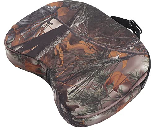 Rosvola Outdoor-Sitzkissen, Konkaves Design, Tragbarer Griff für Picknick-Jagd-Sitzkissen (Blatt)