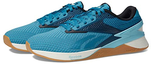 Reebok Damen Nano X3 Crosstrainer, Steely Blue/Blue Pearl/Black, 9