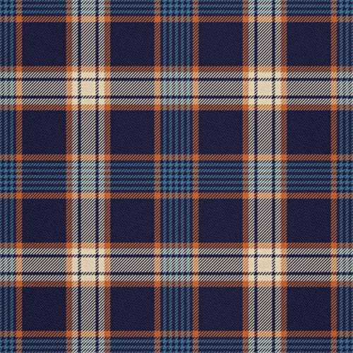 HEKO PANELS Oxford Wasserdichte Meterware Canvas Polyester Stoff Zum Nähen, Möbel- und Dekostoffe, Handwerken, Wasserabweisend, Blickdicht, Kariert - 1 Meter 155 x 100 cm