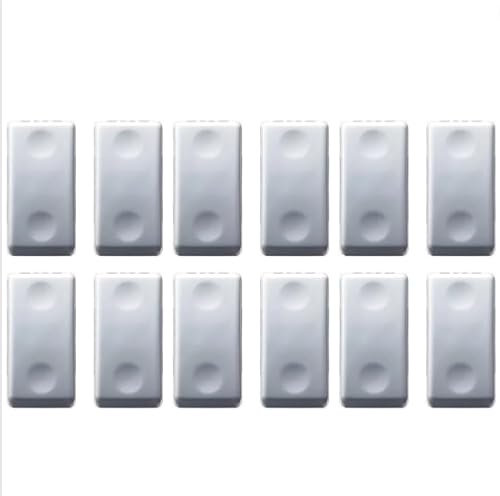 Serie System White Gewiss Dispositivi Modulari per Impianti Civili e Commerciali (Interruttore Unipolare 16A, Pezzi 12)