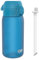 ION8 Kids Water Bottle 350ml/12oz Leak-proof & BPA Free Drinking Bottle with Straw, Triple Lock Lid to Prevent Spills & Integrated Handle, Ideal for Little Hands & Lunch Boxes,Recyclon Blue with Straw