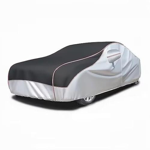 Autoabdeckung Für VW Touran |Wasserdicht Staubdicht Komplette Autoabdeckung Atmungsaktiv Oxford-Stoff Garage im Freien mit Türreißverschluss, Kratzfest Staub Autoabdeckungen