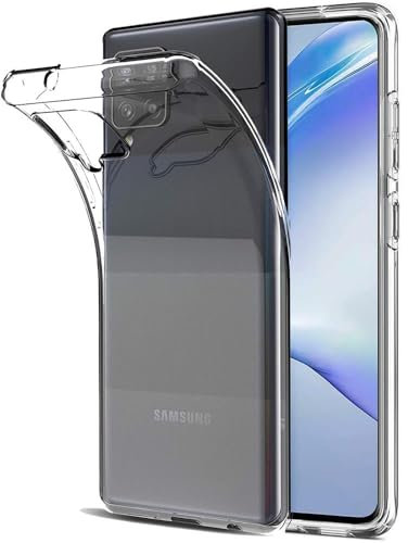 Oprimio Kristallklar Hülle für Samsung A42 5G [Silikon Hülle] [%100 Durchsichtig] [Deutsche Material] [Ultra Dünn] Klar Handyhülle für Samsung Galaxy A42 5G