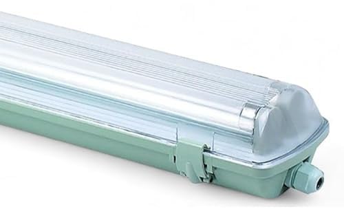 GASIASHOP SRL UNIVERSO T8-60S PLAFONIERA PORTA TUBI LED IP65 PER 2 T8 DA 60CM