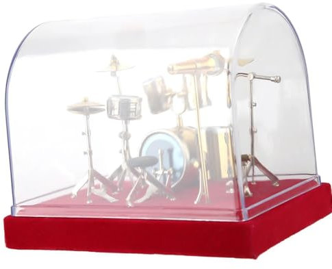 Miniatur-Musikinstrument Drum Set Mini-Modell Display Ornamente Handwerk Heimdekoration(18)