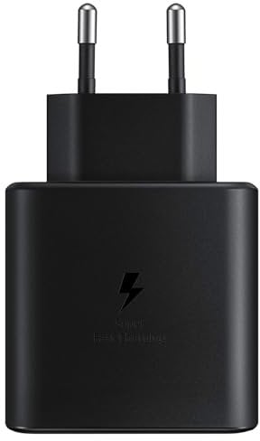 45W USB C Ladegerät Schnellladegerät für Samsung Galaxy S25 S24 S23 S22 S21 S20 Ultra A56 A55 A54 A53 A36 A35 A16 A15 Tab S10 S9 S8 S7 S6 Ultra, Tablets Netzteil Fast Charger Stecker USB C Schwarz