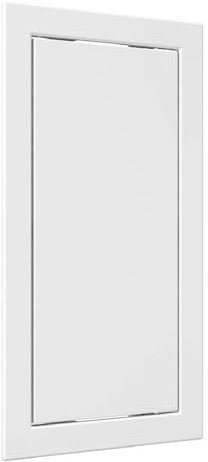 Sportello di ispezione, 15 x 30 cm, bianco, porta di ispezione, copertura per distributori sanitari e riscaldamento, canali, pavimenti, rubinetti, elettrici e telecomunicazioni 150 x 300 mm