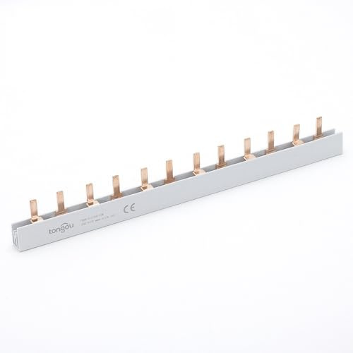 Barre omnibus en cuivre 1P/P/3P/4P/DPN pour boîtier de distribution Disjoncteur Connecteur MCB de type PIN Barre omnibus Bornes de raccordement pour écoles, hôpitaux, hôtels, maisons (2P)
