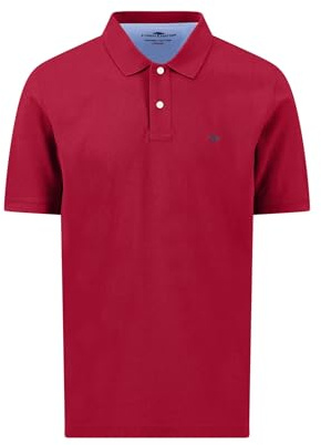 FYNCH-HATTON Poloshirt aus Baumwolle mit strukturierter Oberfläche
