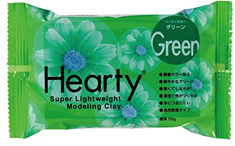 Pajiko Hearty clay color 50g green