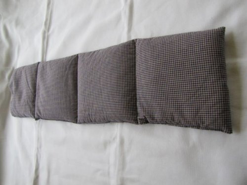 Saling, Rapssamenkissen gute Alternative zur Wärmflasche, ca 18 x 70 cm, marine/natur