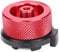 Dwawoo Gaskartuschen Adapter, Tragbarer Campingkocher Schraubventil Adapter für Camping Picknick Outdoor Aktivitäten, Außenofenbrenner Adapterventilanschluss Konverter (Rot)