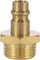 Poppstar Raccordo per Aria Compressa DN 7,2 con Filettatura Esterna da 1/2 Pollice