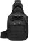 HUNTVP Taktische Brusttasche Militärisch Schultertasche Military Chest Pack Slingrucksack Molle Crossbody Bag Umhängetasche Mini mit Verstellbar Schultergurt für Reise Wandern Outdoor, Typ-2 Schwarz