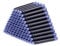 40Pcs Ink Cartridge Disposable Erasable Blue Fountain Pen Refills Black Refills 3.4 mm Bore Diameter Universal Ink Sac (40Pcs Blue(erasable))