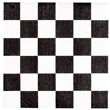 Boland 44749 - Servilletas de fiesta Racing, 20 unidades, 33 x 33 cm, pañuelo para la boca, decoración de mesa, 100% papel, cumpleaños