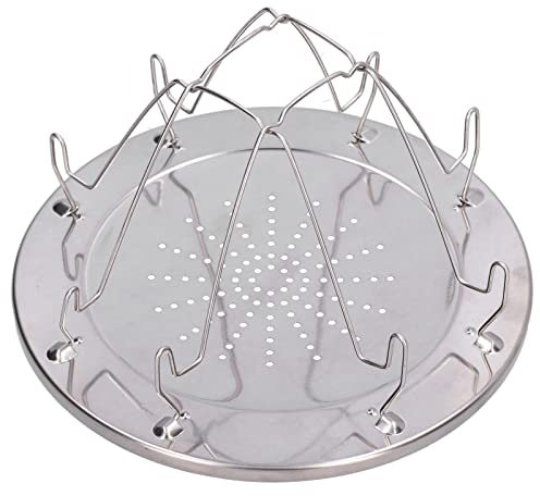 Toastständer, Camping Zubehör, Camping Toaster Rack Halter, 22x12,4cm Edelstahl Mehrzweck tragbarer klappbarer Campingkocher Toaster Toasthalter für Picknick im Freien Party zum Grillen
