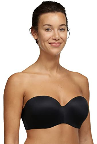 Chantelle Damen Norah Strapless Bra BH, Undurchsichtige, Schwarz, 80E