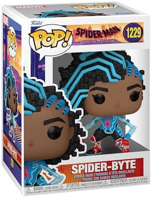 Funko Pop! Vinyl: Spider-Man: Across the Spider-Verse - Spider-Byte - Spider-man - Collectable Vinyl Figure - Gift Idea - Official Merchandise - Toys for Kids & Adults - Movies Fans