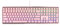 Cherry MX 3.0 S Wired Mechanical Gaming Keyboard. Aluminum Housing Built for Gamers w/MX Silent Red Switches. RGB Backlit Color Display Over 16m Colors. Pink