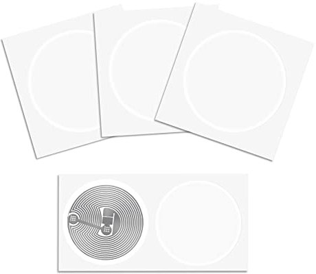 100 Stück NTAG216 NFC Aufkleber NFC 216 Tag Ntag216 NFC Tags 216 NFC Tags 888 Byte High Memory NFC Tags kompatibel mit allen NFC-fähigen Smartphones und Geräten