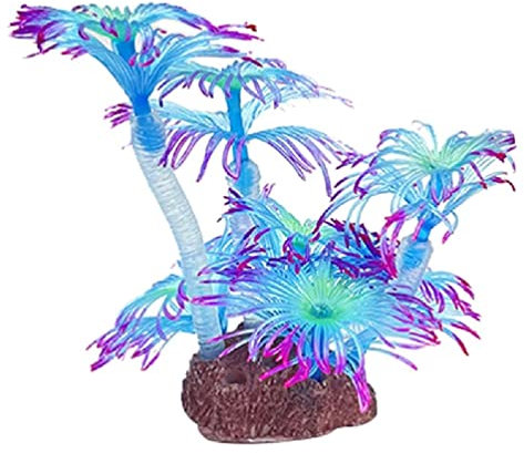 Künstliche Koralle für Aquarien Korallen Ornamente Aquarium Dekor Simulation Silikon Korallen Fisch Für Tank Pflanzen Dekorationen Aquarium Fisch Tank Koralle Dekor Ornamente Rock Reef Dekorationen