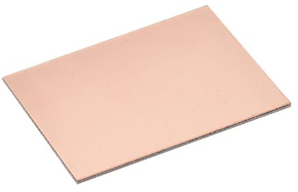 YOKIVE 2Stk PCB Kupfer Plattierte Platine FR4 Einseitige Leere Schaltung Platinen Großartig für Elektronik Hobbys Ätzen Schaltungs Projekte (70mmx50mmx1mm)