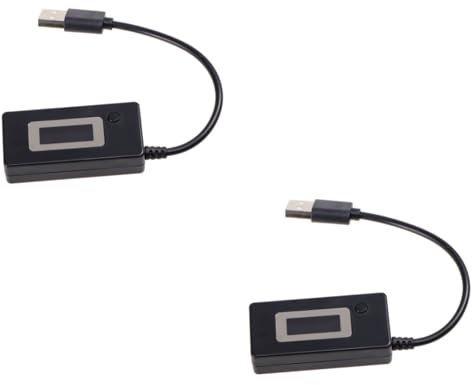 SOLUSTRE 2st Usb-spannungsmesser Auto Spannungsmesser Usb-multimeter Ladegerät Für Zigarettenanzünder Usb-ladegeräte Powerbank-ladegerät C Ladegerät Für Auto Wagen