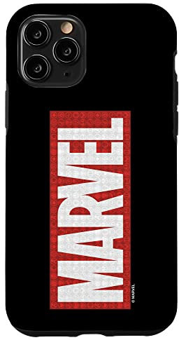 Hülle für iPhone 11 Pro Marvel Classic Brick Logo mit Superhelden-Symbolen