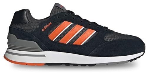 Adidas Schuhe Run 80S Code ID1266, Schwarz Orange Grau, 42 2/3 EU