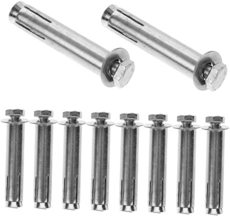 ANDRESLAD 10stücke Senkkopfschrauben Dehnschrauben Expansionsschraube Für Möbel Heimwerkerbedarf Schraubenersatz Befestigungsschrauben Bolzen Edelstahlbolzen