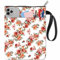 CRASPIRE Buchhülle Mit Blumenmuster Mit Reißverschluss Und Zusätzlicher Hülle Rechteckiger Stoffschutz Mit Farbigen Blumen Waschbarer Wickelbeutel Für Taschenbücher Notizbücher Bücher Waschbarer Stoff