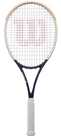 Wilson Roland-Garros Triumph Tennis Racket, 4-1/8 (1), Marineblau/Weiß