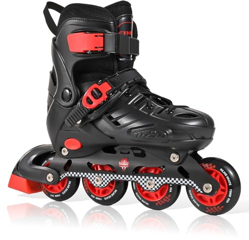 DUZSKJ Pattini in linea per Bambini Bambina Regolabili per Ragazzi e Ragazze, ragazze ragazzi bambini pattini in linea per giocare all'aperto