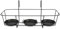 BESCH Macetero Colgante para Soporte de Macetas para Balcones, barandilla y jardineria Estilo 3 Espacios 49x18x12cm