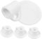 MINAOLULUS 1 Set di casa delle bambole mini giocattoli in ceramica tazze da tè latte delle bambole materiali per la costruzione di case delle bambole bianca